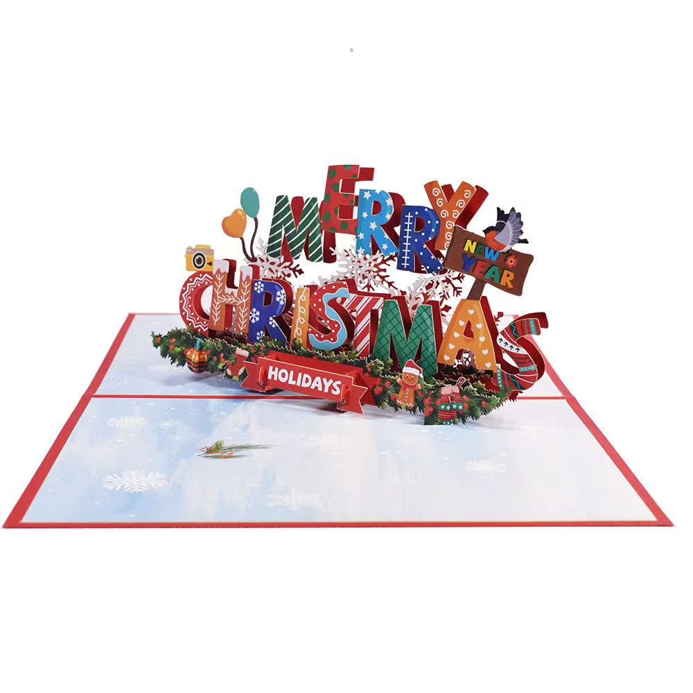 3D Christmas Greeting Card