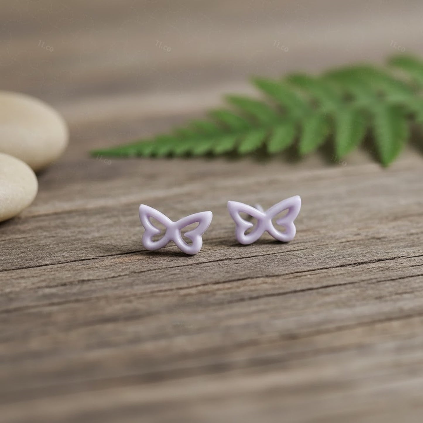 Hollow Butterfly Studs
