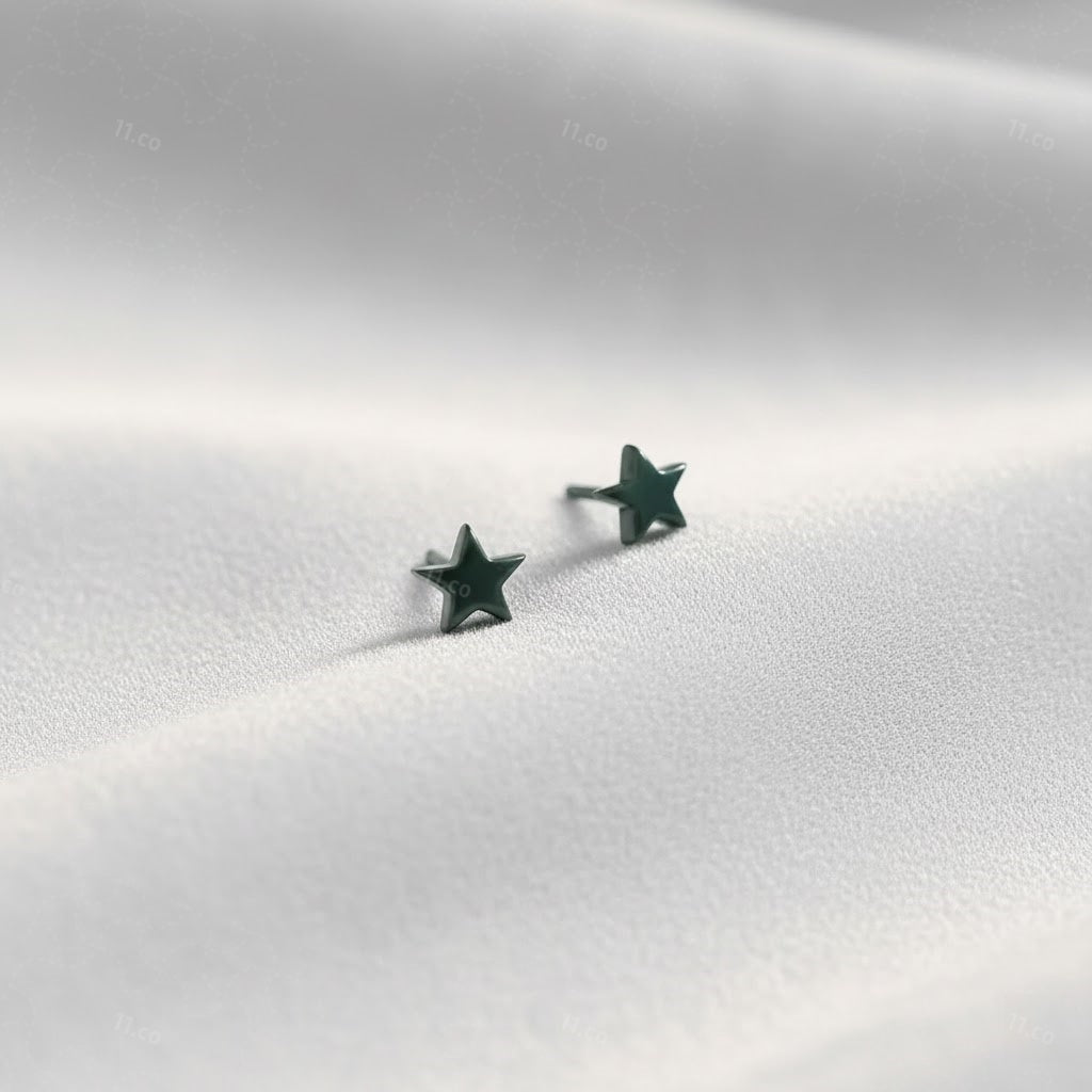 Five-Point Star Studs