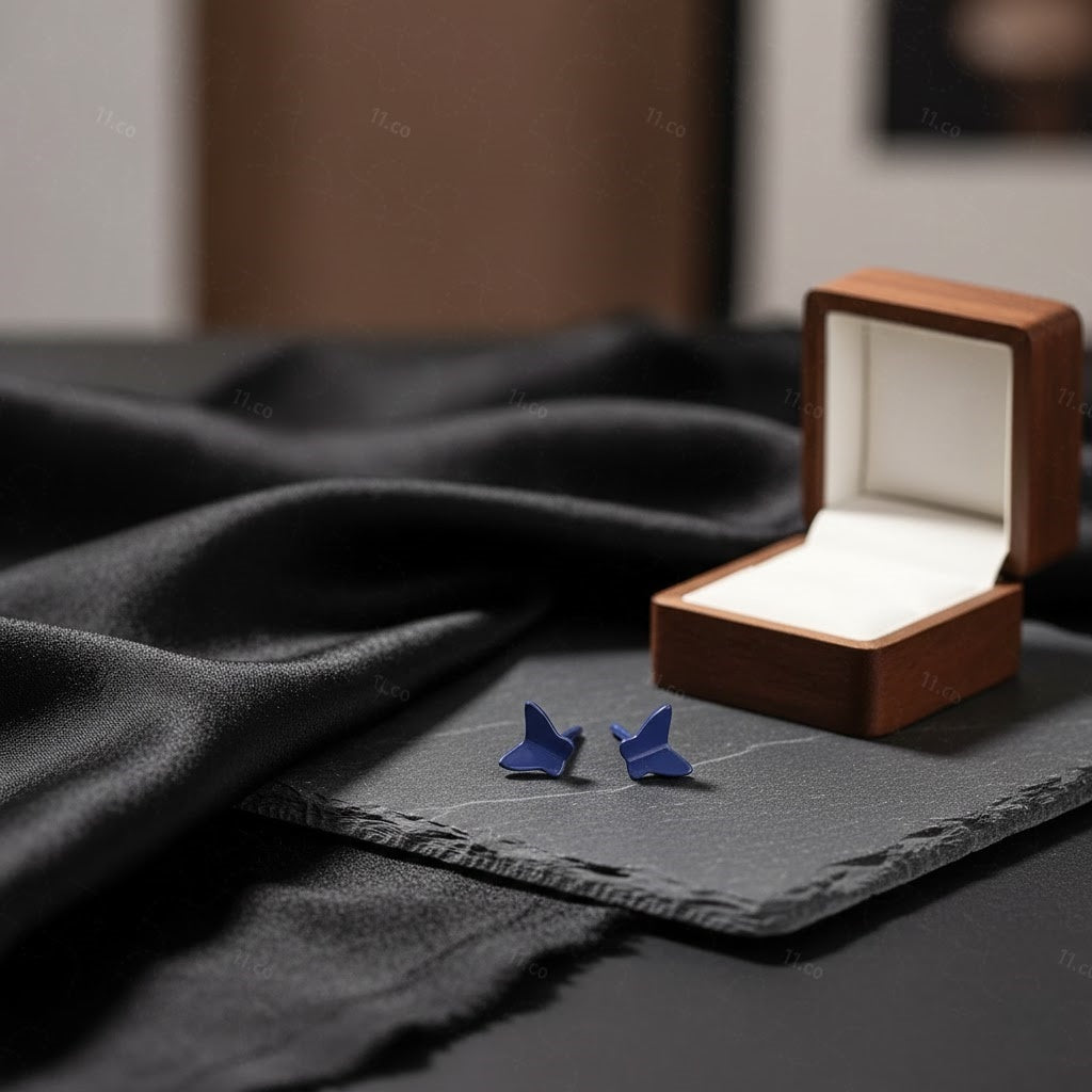 Tiny Butterfly Stud Earrings