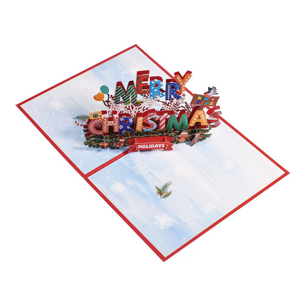 3D Christmas Greeting Card