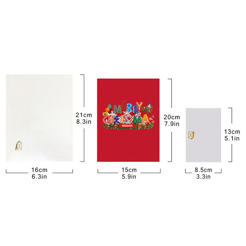 3D Christmas Greeting Card
