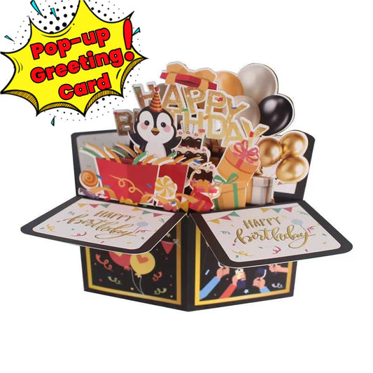 Pop-up Penguim Greeting Card