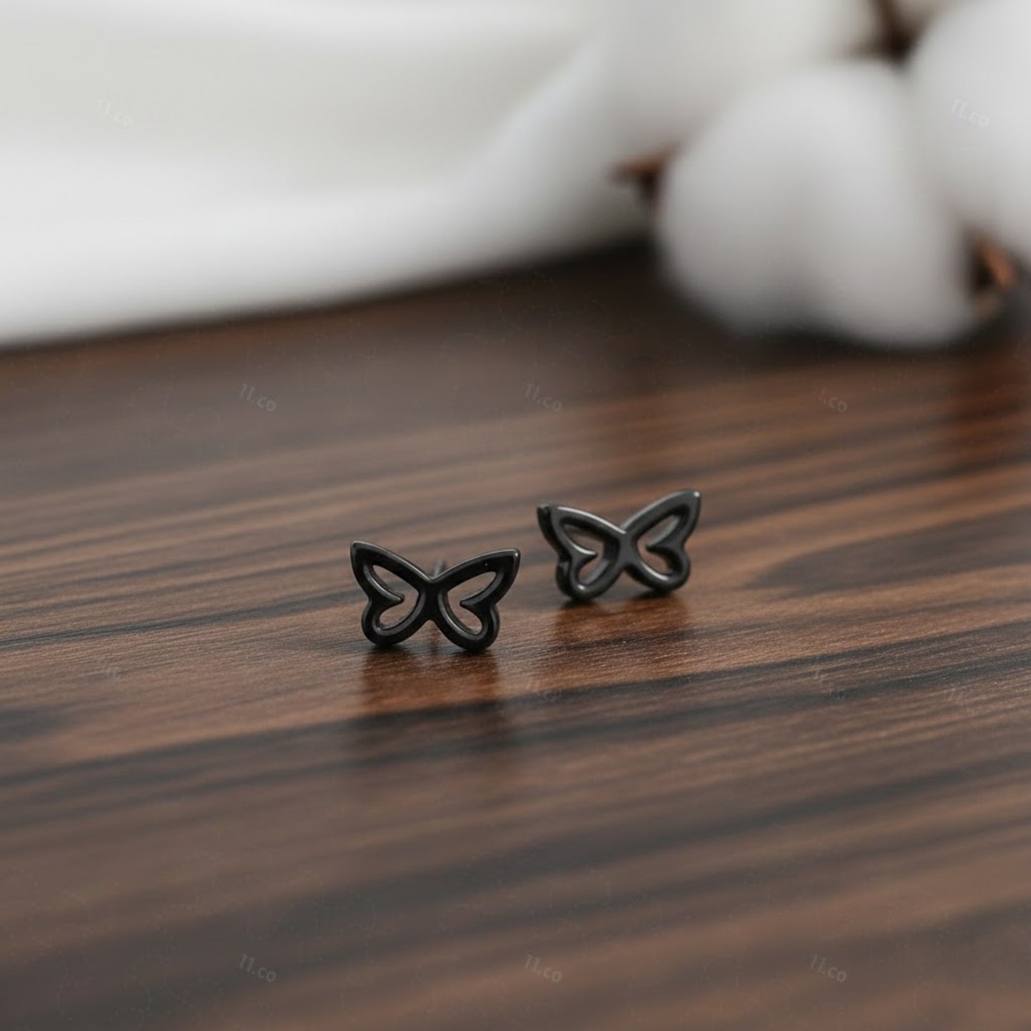 Hollow Butterfly Studs