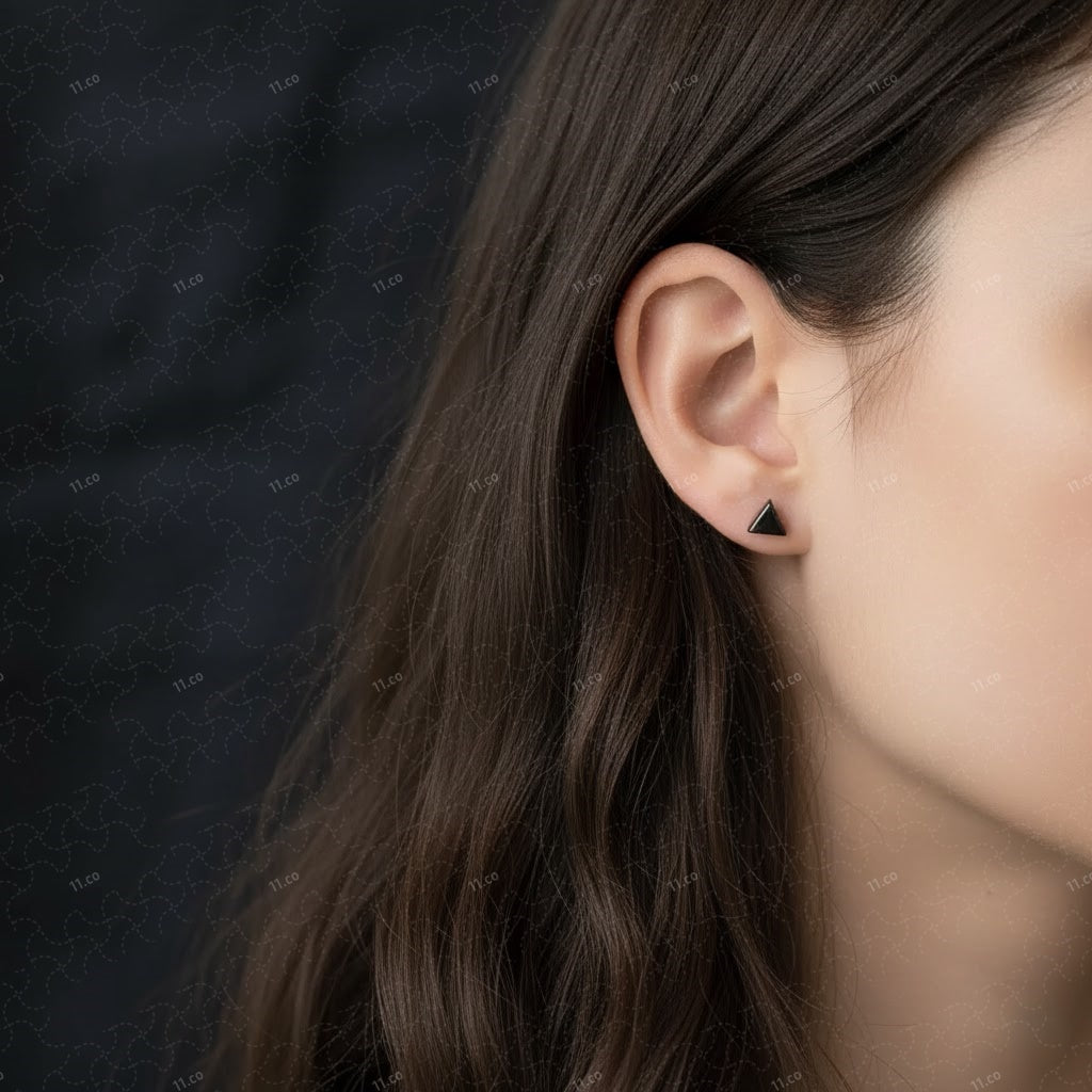 Traingle Stud Earings