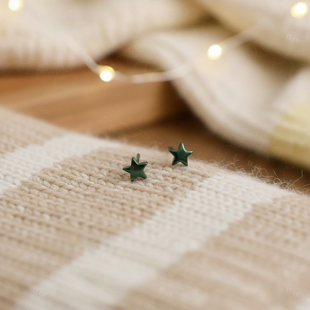 Five-Point Star Studs