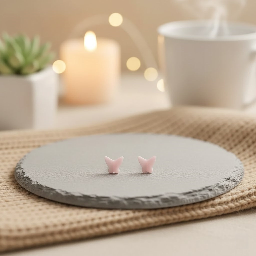 Tiny Butterfly Stud  Earrings