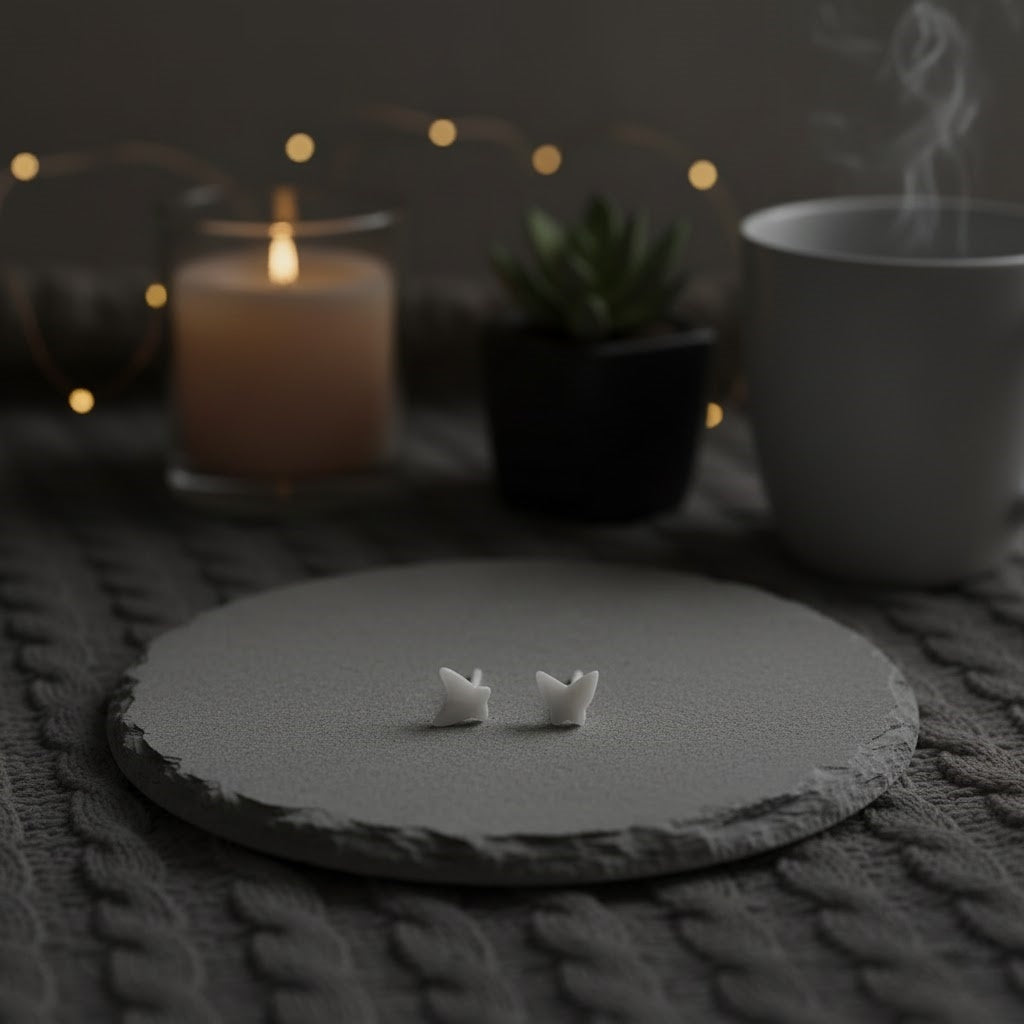 Tiny Butterfly Stud  Earrings