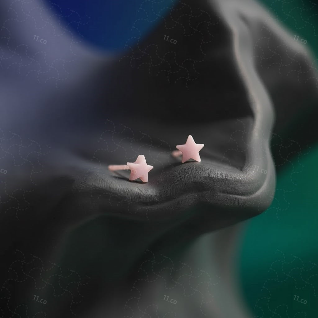 Five-Point Star Studs