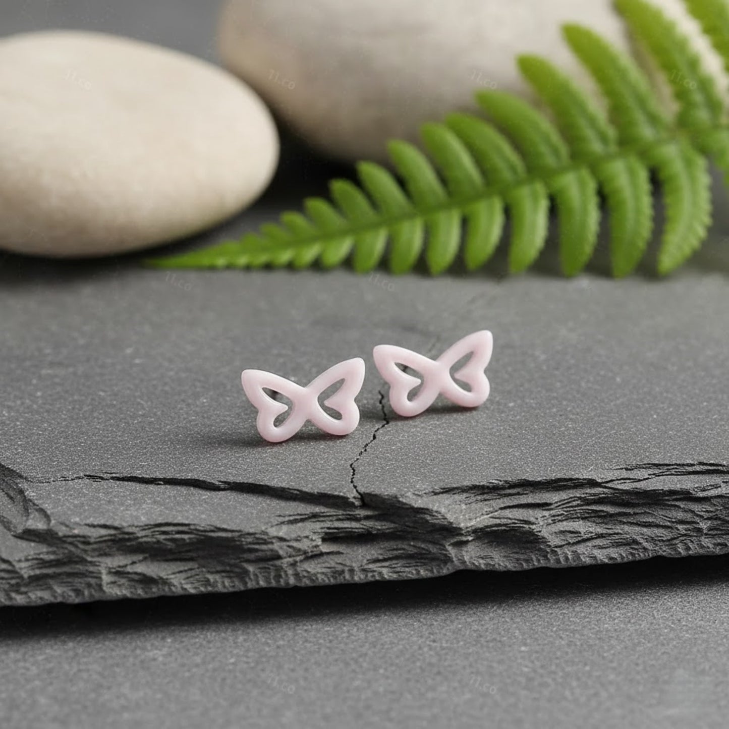 Hollow Butterfly Studs