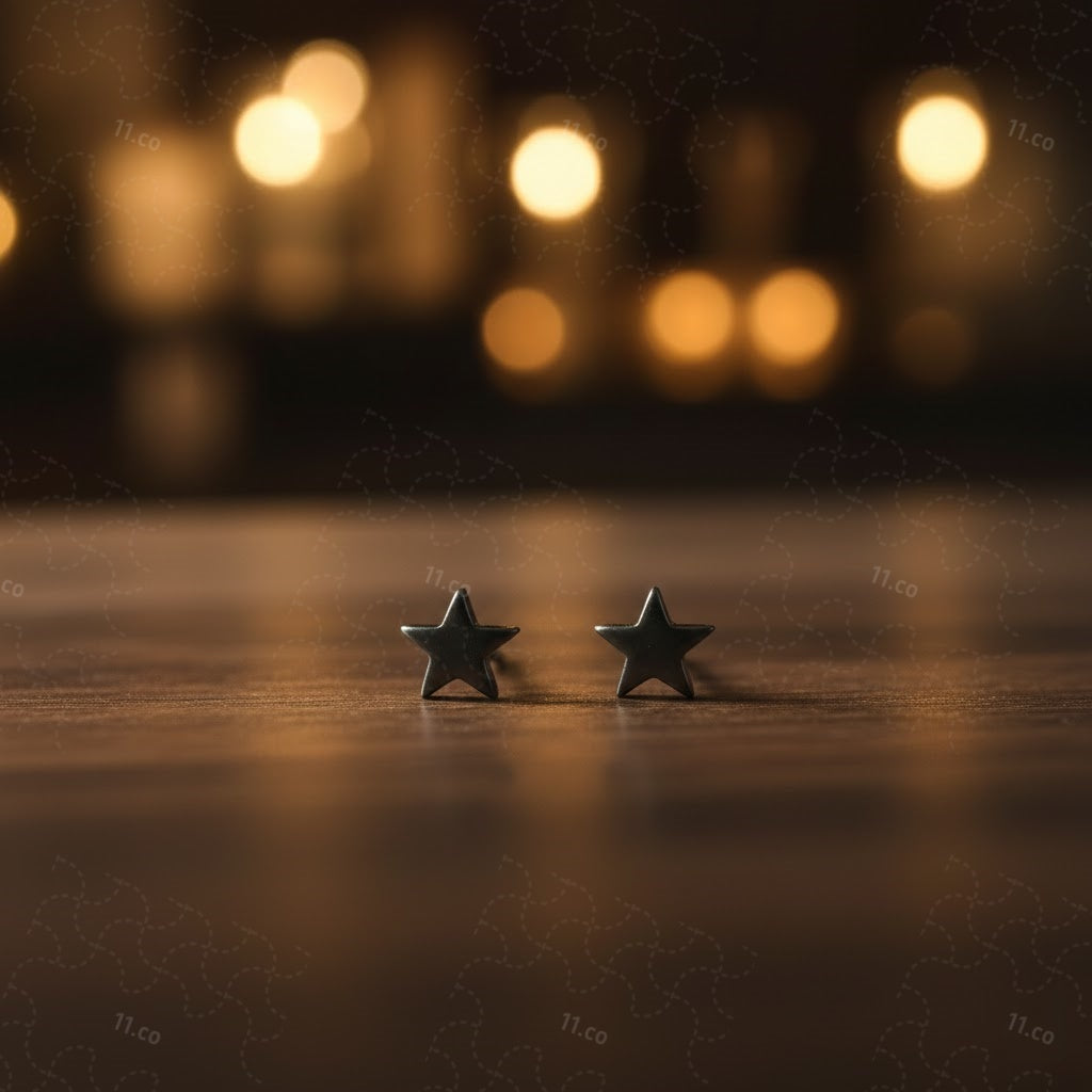 Five-Point Star Studs