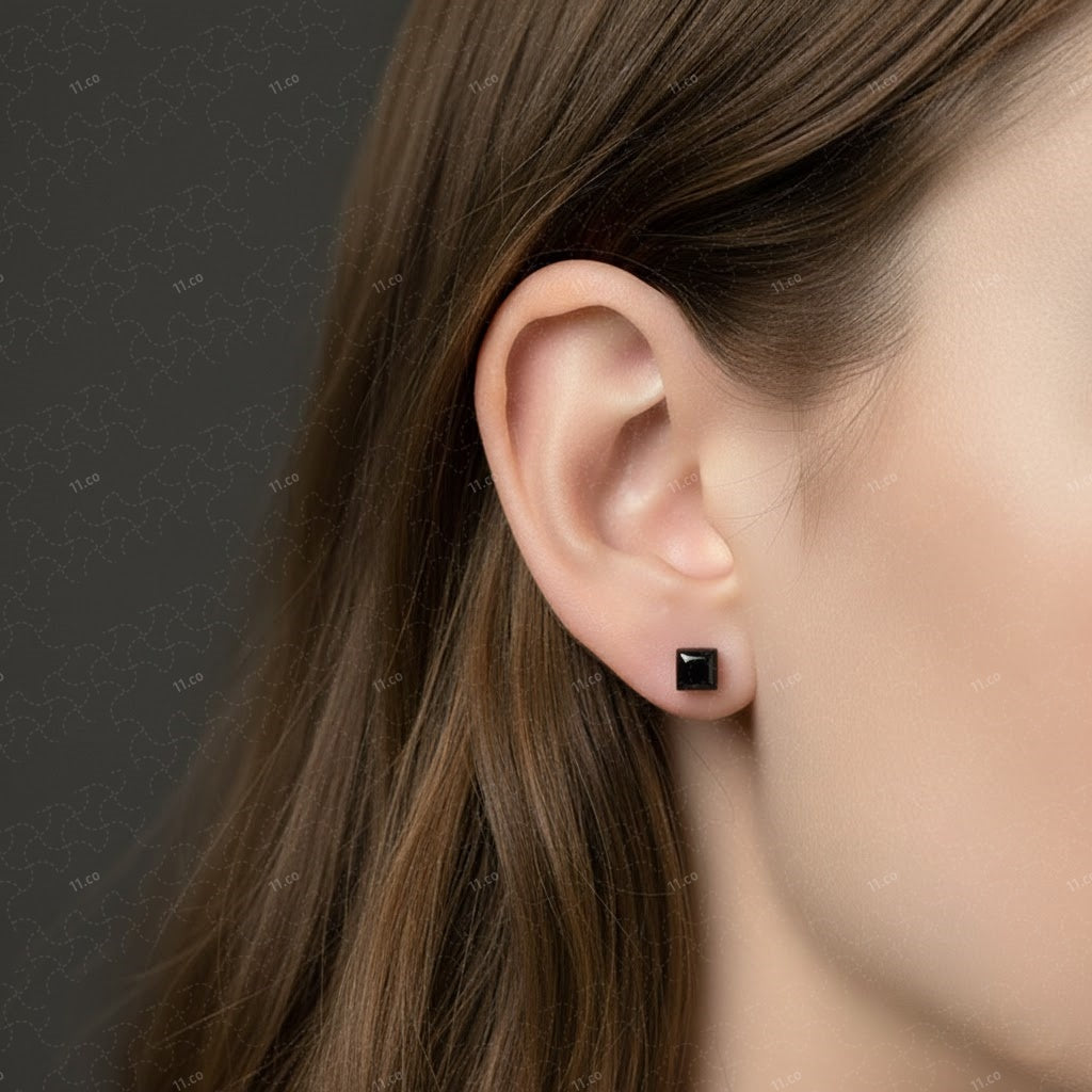 Cube Stud Earings