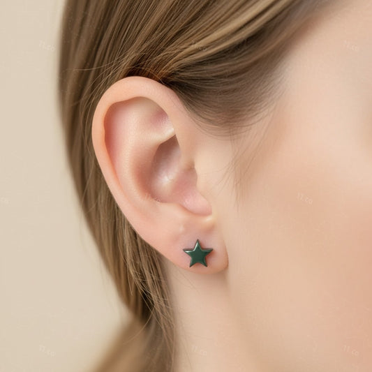 Five-Point Star Studs