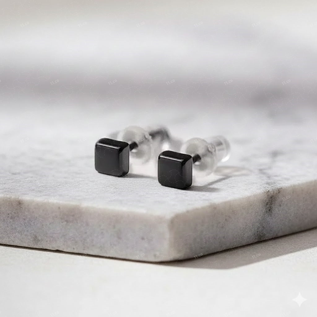 Cube Stud Earings